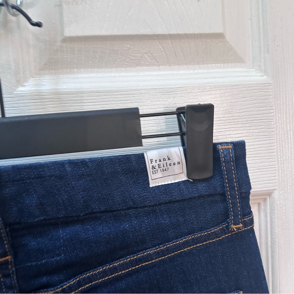 NWT Frank & Eileen dark blue Flannigan jeans 27 flare high rise - Picture 8 of 10